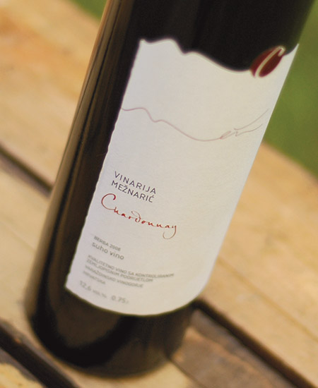 Mežnarić Winery wine label - 3