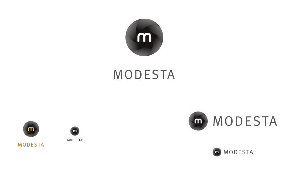 Logo design for Modesta Photography Studio